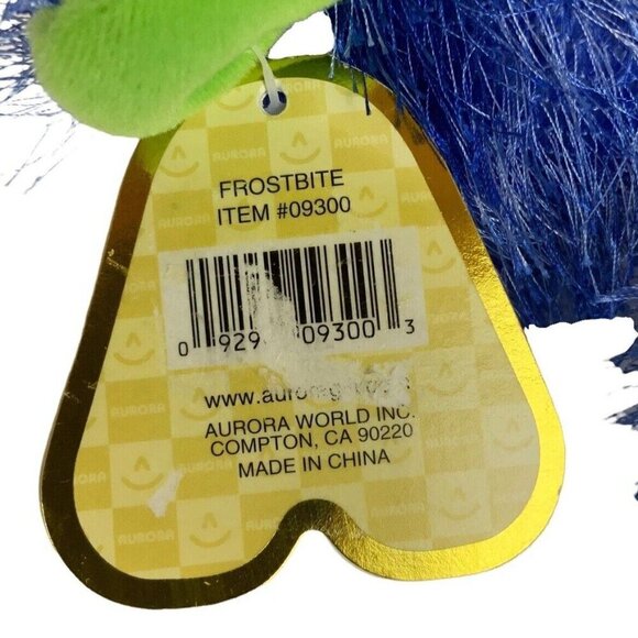 Aurora Frostbite Reindeer Plush 10 inch Blue Pink Silver Antlers Soft Toy - Picture 8 of 10